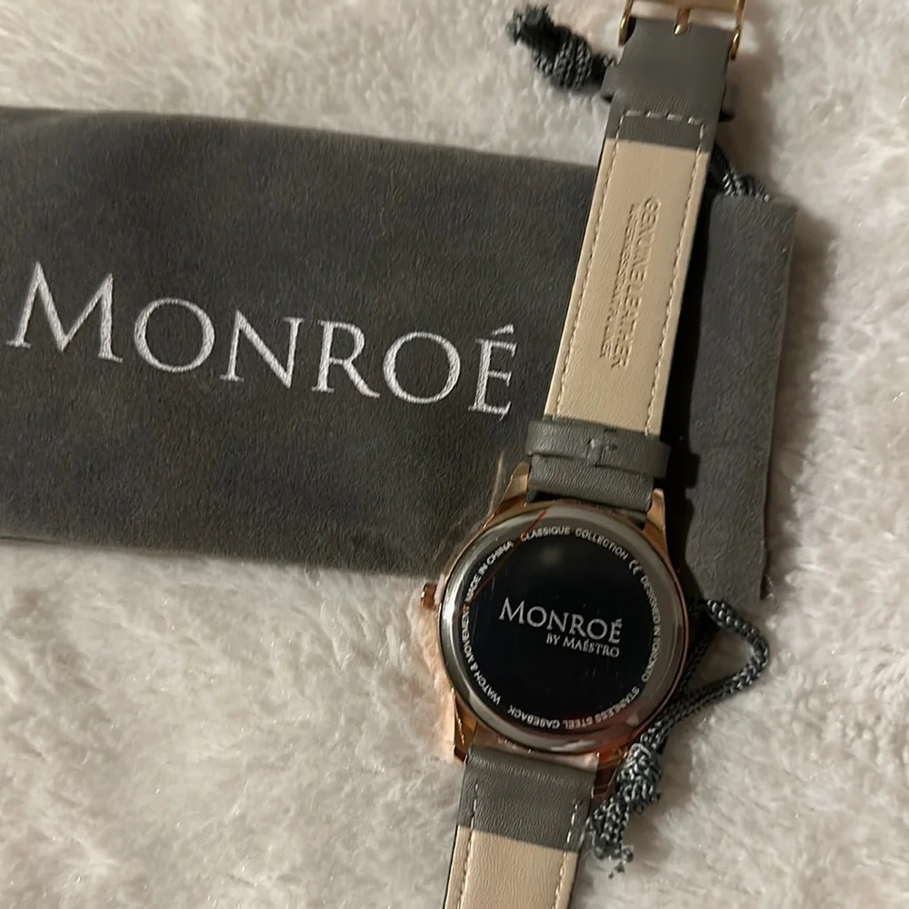 NWT Monroe Classique Watch in Sunburst Solerose